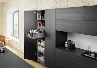 LEGRABOX pure SPACE TOWER complete set 4 inner pull-outs + 1 inner drawer NL = 500 mm, 40 kg, single door