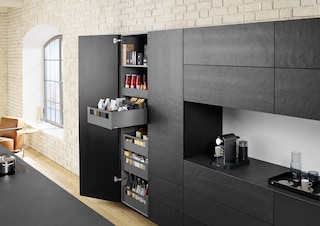 LEGRABOX pure SPACE TOWER complete set 4 inner pull-outs + 1 inner drawer NL = 550 mm, 40 kg, single door