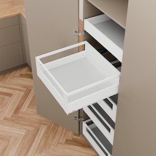 MERIVOBOX SPACE TOWER complete set 4 inner pull-outs + 1 inner drawer NL = 550 mm, 40 kg, single door