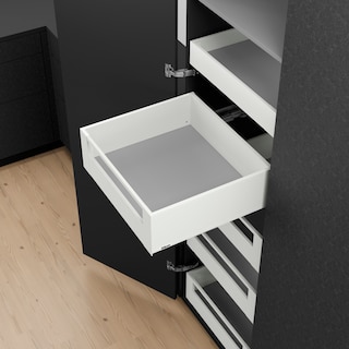 LEGRABOX pure SPACE TOWER complete set 4 inner pull-outs + 1 inner drawer NL = 550 mm, 40 kg, single door