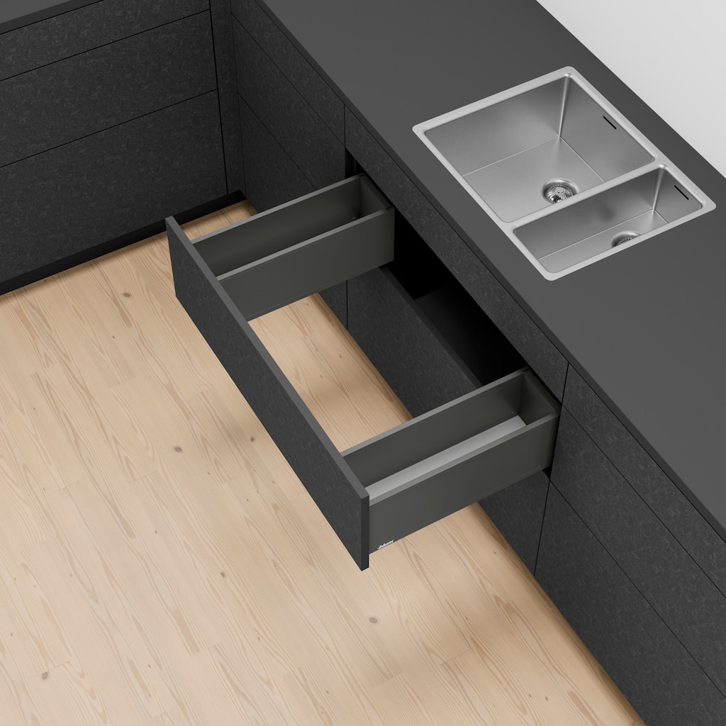 LEGRABOX pure component bundle, sink drawer height C (193.0 mm)