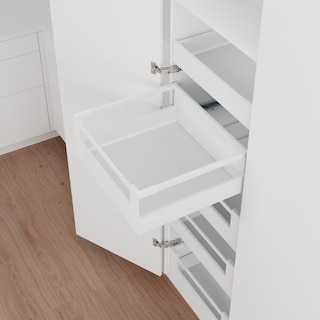 TANDEMBOX antaro SPACE TOWER complete set 4 inner pull-outs + 1 inner drawer + 3 hinges NL = 500 mm, 30 kg, single door