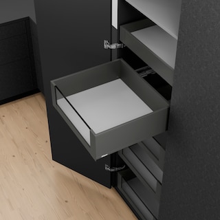 LEGRABOX pure SPACE TOWER complete set 4 inner pull-outs + 1 inner drawer NL = 500 mm, 40 kg, single door
