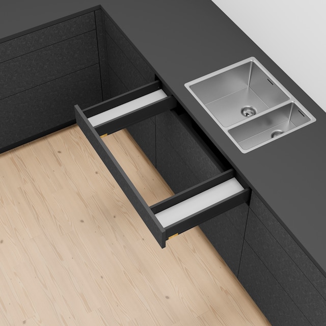 LEGRABOX front fixing set M