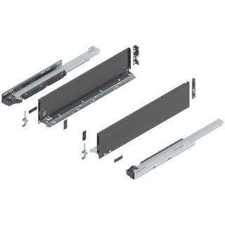 LEGRABOX pure complete set drawer height K (142.0 mm)