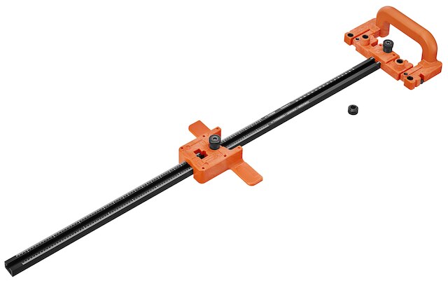 Drilling template for SERVO-DRIVE bracket profile attachment
