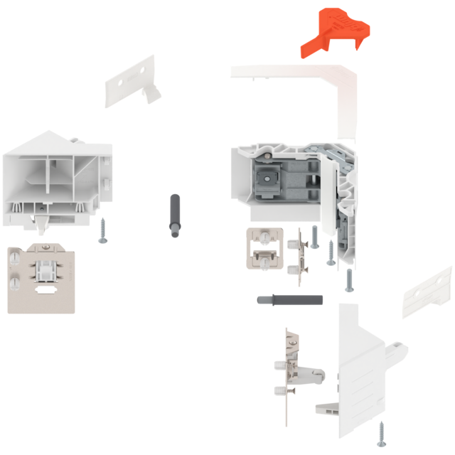SPACE CORNER SYNCROMOTION suitable for system height 