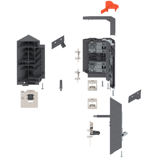 SPACE CORNER SYNCROMOTION suitable for system height 