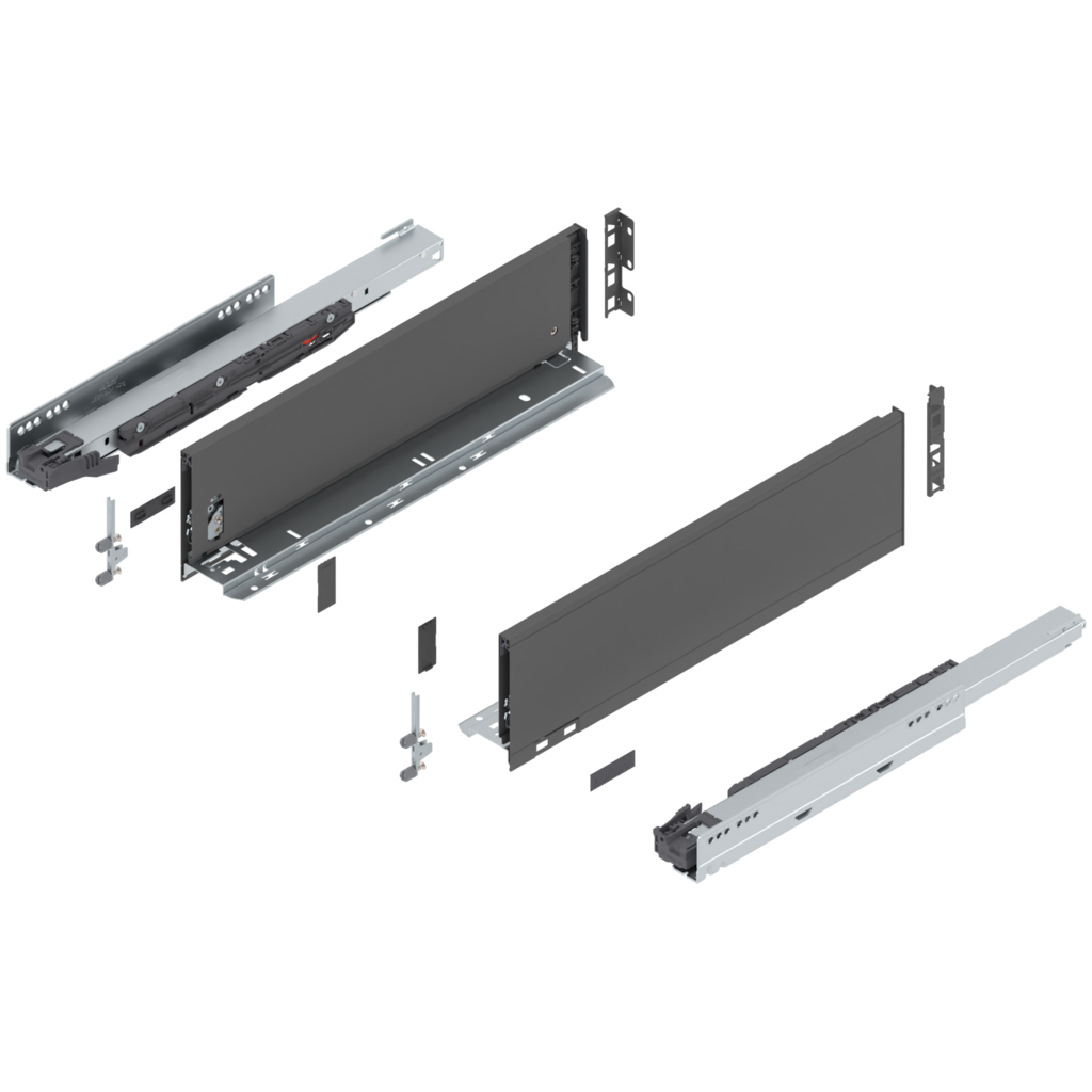 LEGRABOX pure complete set, drawer height K (142.0 mm)