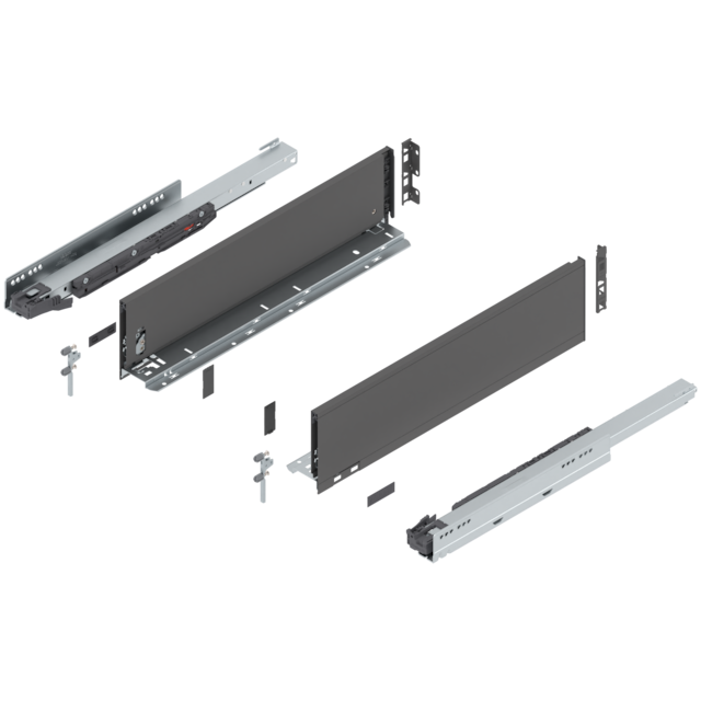 LEGRABOX pure complete set drawer height K (142.0 mm)