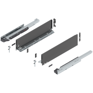 LEGRABOX pure complete set drawer height K (142.0 mm)