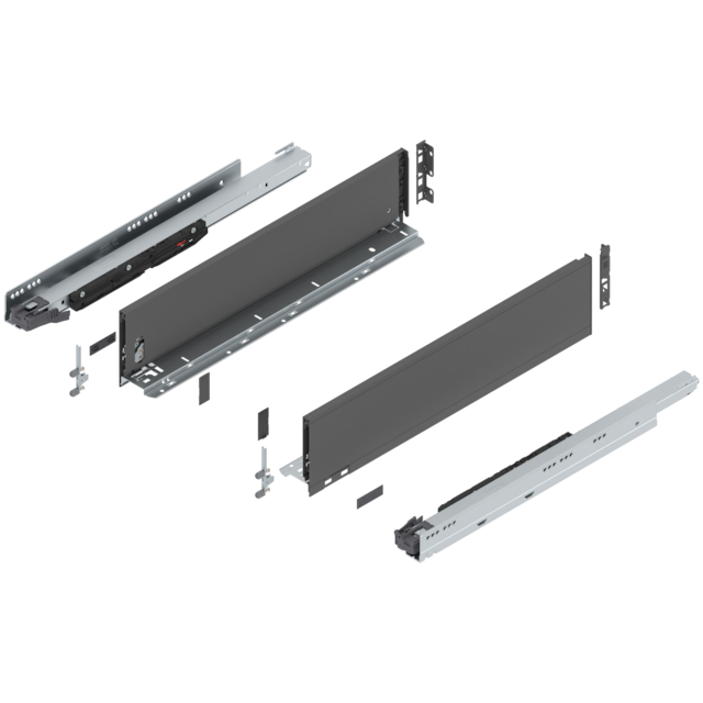 LEGRABOX pure complete set drawer height K (142.0 mm)