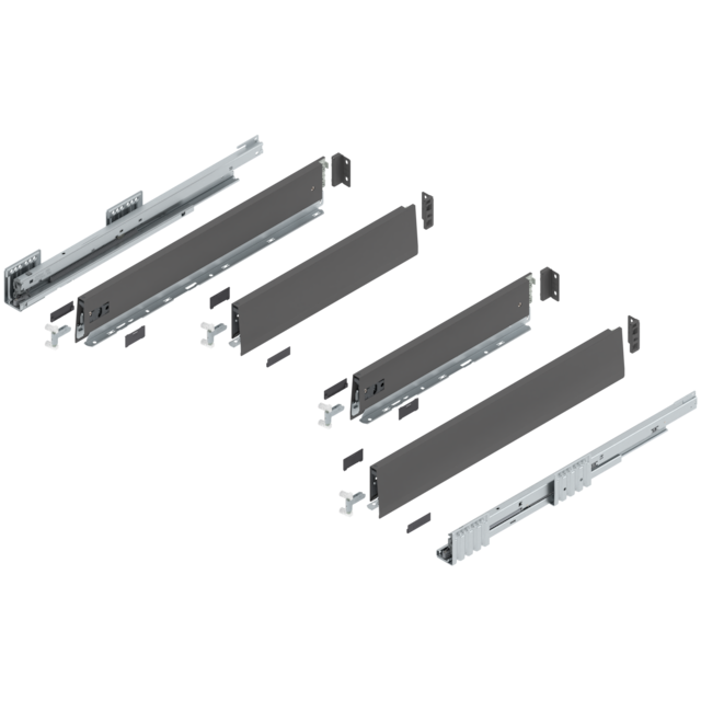 MERIVOBOX complete set sink drawer height M (108.0 mm)