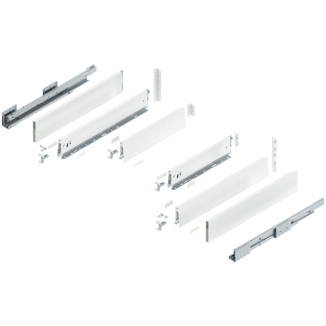 MERIVOBOX complete set sink drawer height E (209.0 mm)
