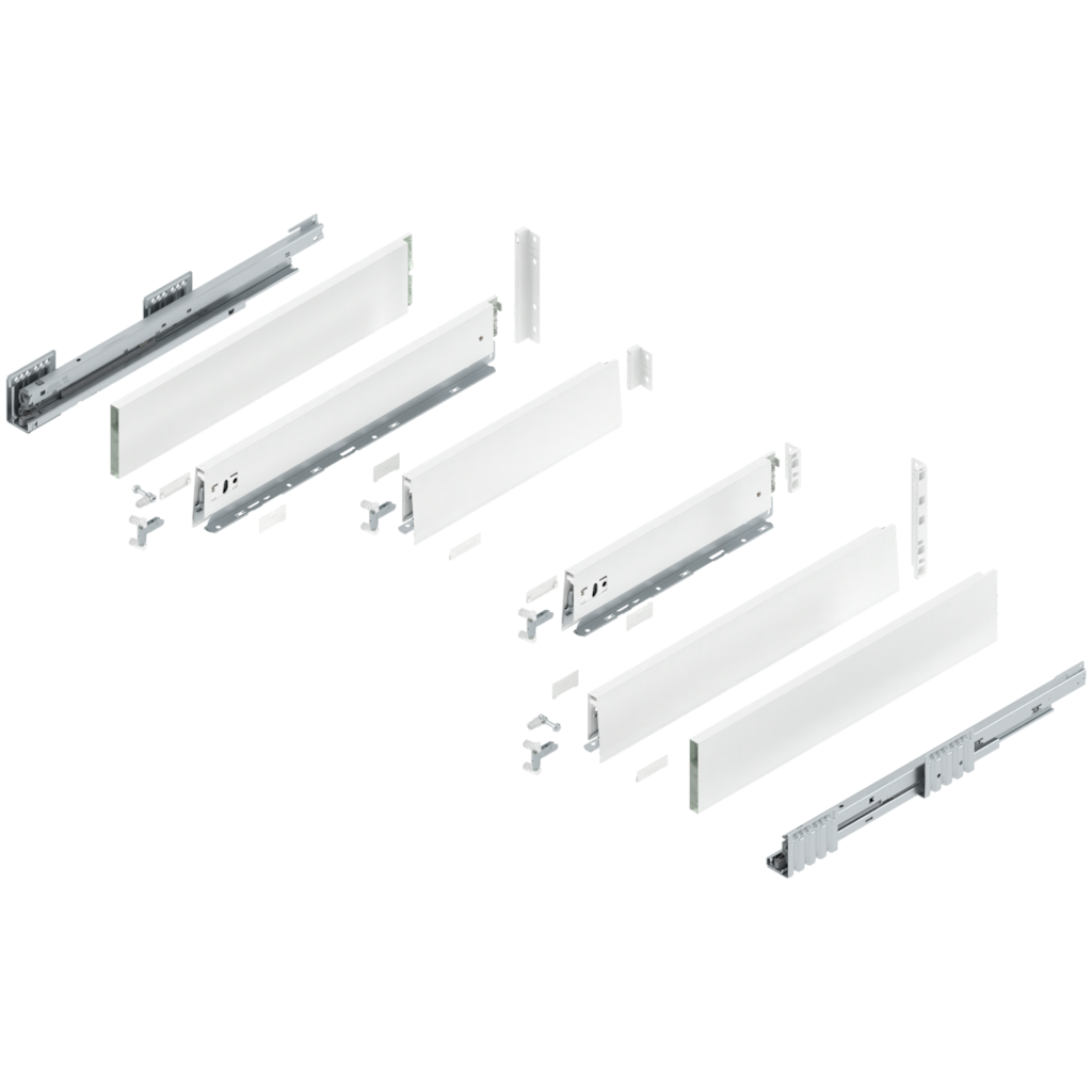 MERIVOBOX complete set, sink drawer height E (209.0 mm), BOXCAP