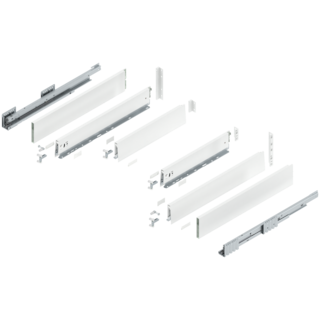MERIVOBOX complete set sink drawer height E (209.0 mm)