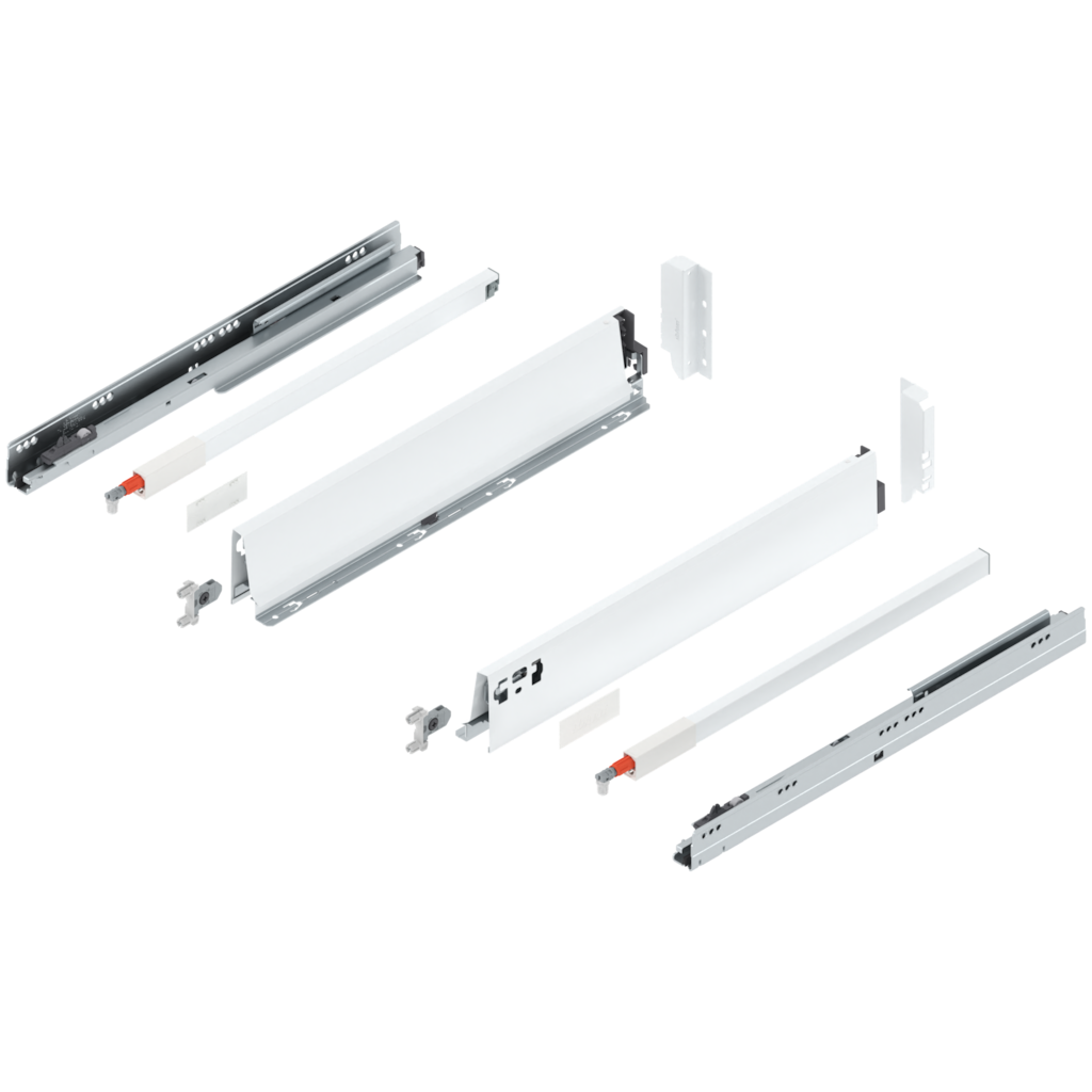 TANDEMBOX complete set, drawer height B (160.0 mm), design A, single gallery
