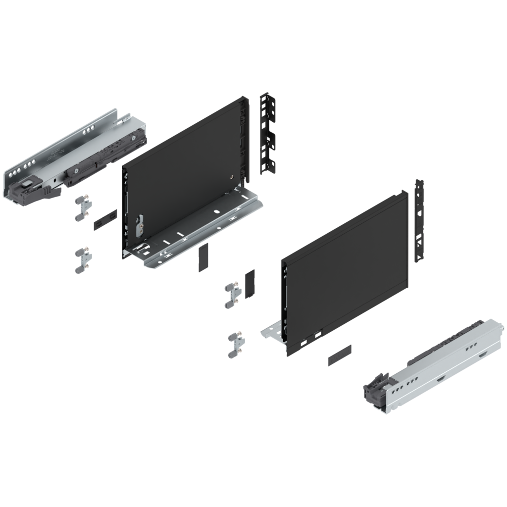 LEGRABOX pure complete set, drawer height C (193.0 mm)