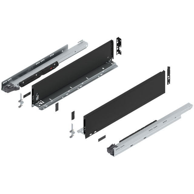 LEGRABOX pure complete set, drawer height K (142.0 mm)