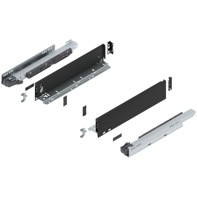 LEGRABOX pure complete set drawer height M (106.0 mm)