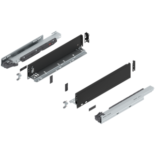 LEGRABOX pure complete set drawer height M (106.0 mm)