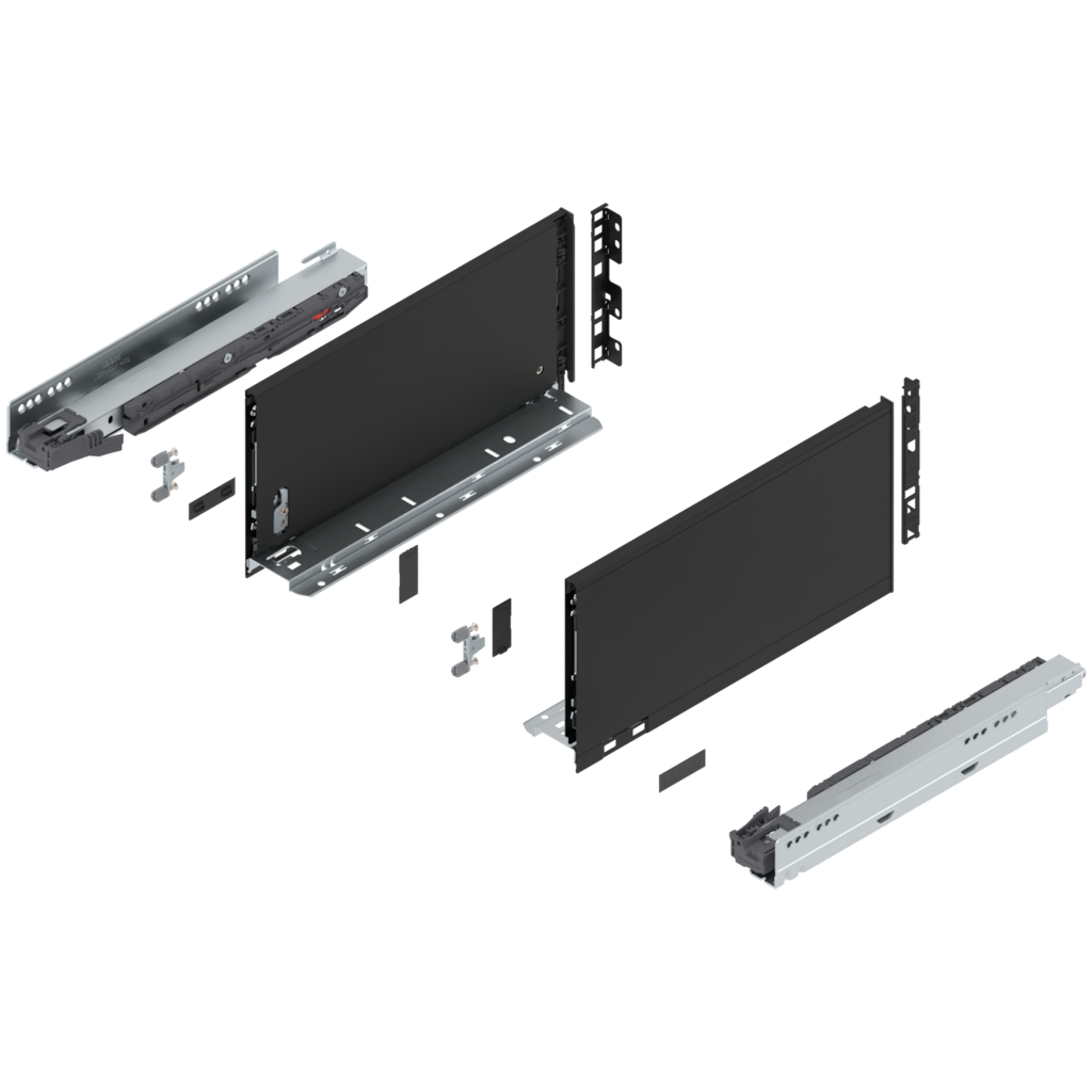 LEGRABOX pure complete set, drawer height C (193.0 mm)