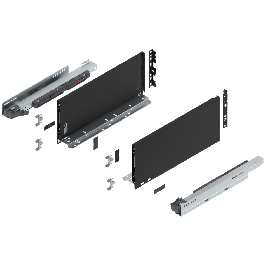 LEGRABOX pure complete set, drawer height C (193.0 mm)