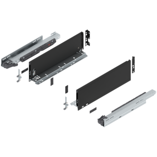 LEGRABOX pure complete set drawer height K (142.0 mm)
