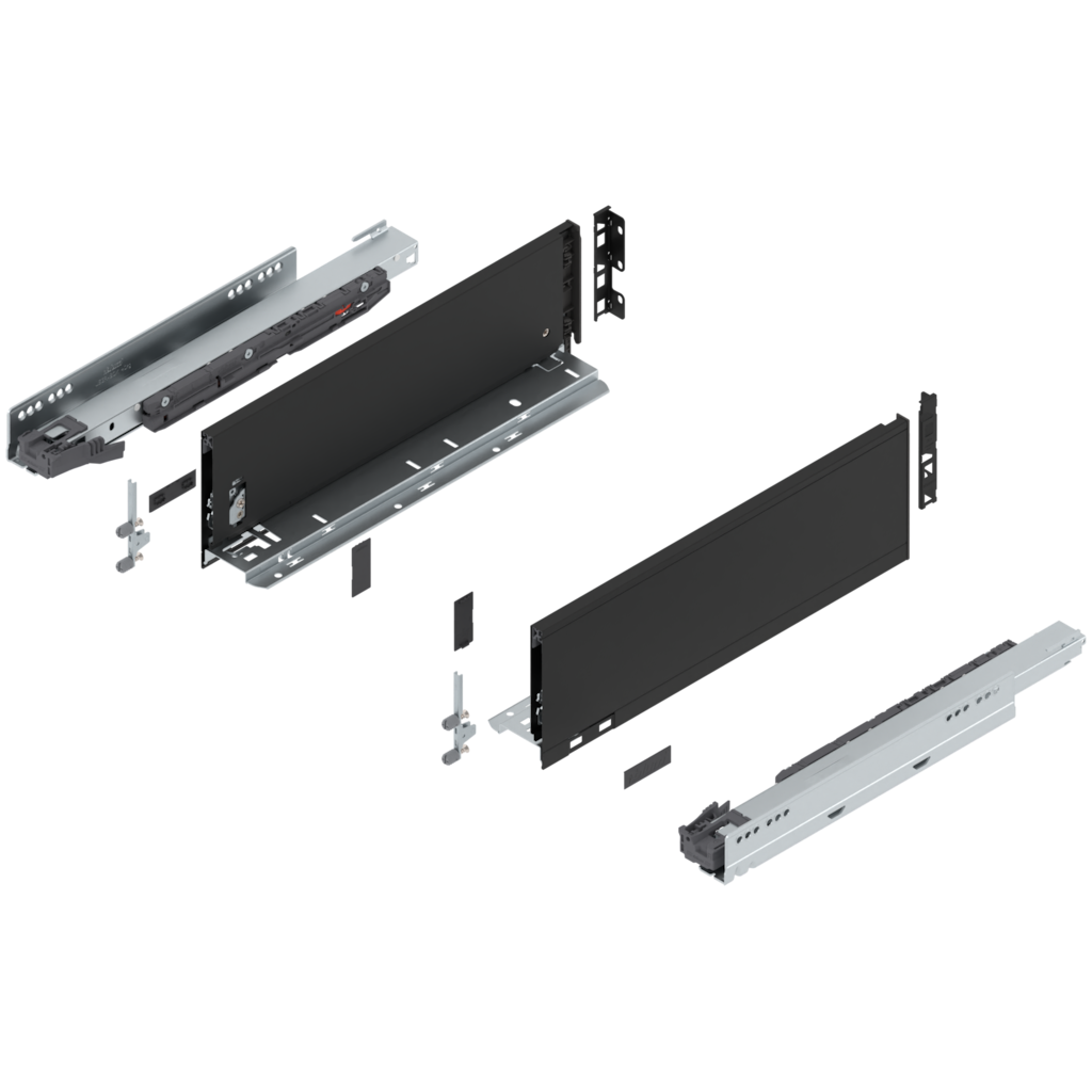 LEGRABOX pure complete set, drawer height K (142.0 mm)