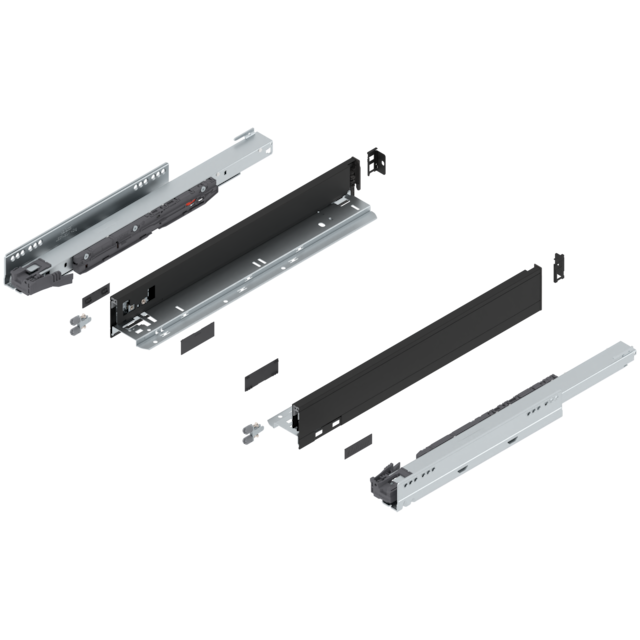 LEGRABOX pure complete set drawer height N (80.0 mm)