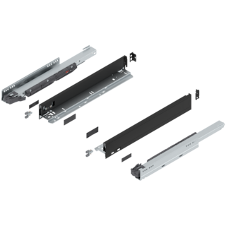 LEGRABOX pure complete set drawer height N (80.0 mm)
