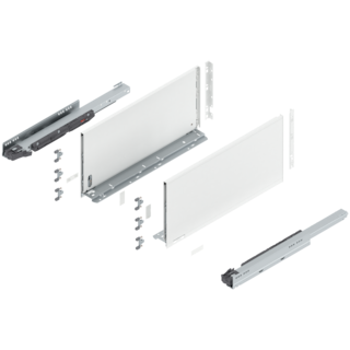 LEGRABOX pure complete set drawer height F (257.0 mm)