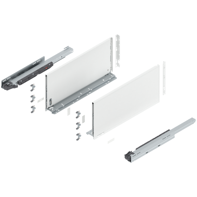 LEGRABOX pure complete set drawer height F (257.0 mm)