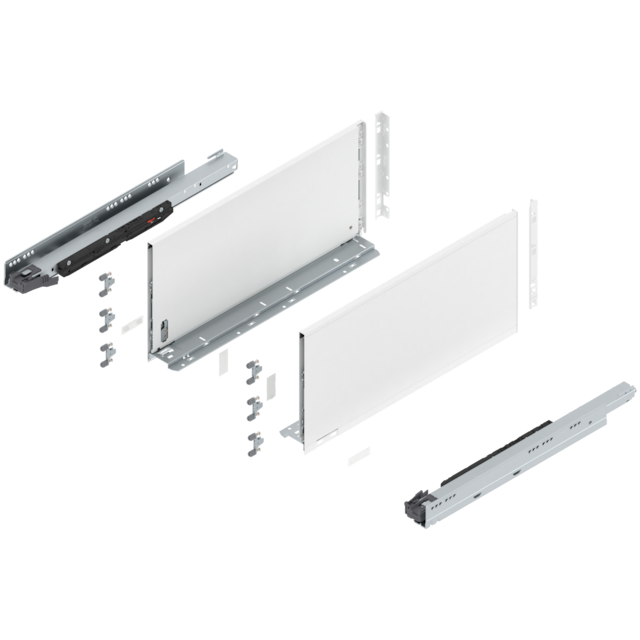 LEGRABOX pure complete set drawer height F (257.0 mm)