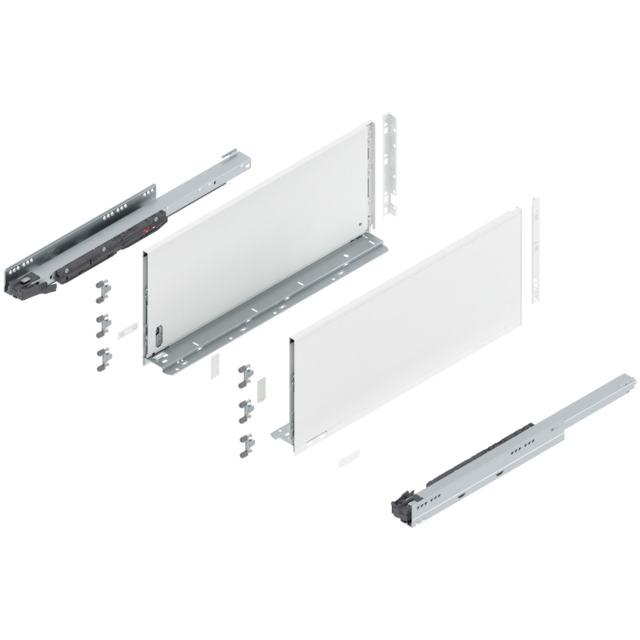 LEGRABOX pure complete set drawer height F (257.0 mm)