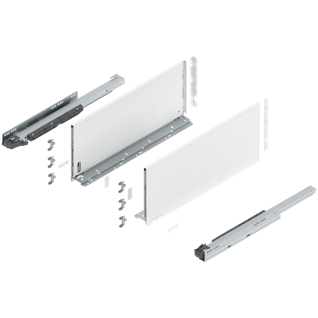 LEGRABOX pure complete set, drawer height F (257.0 mm)