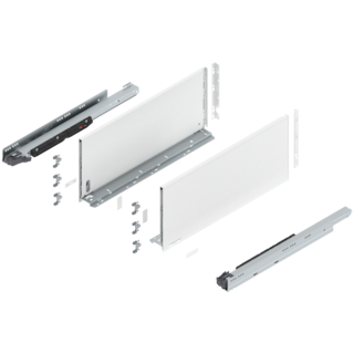 LEGRABOX pure complete set, drawer height F (257.0 mm)