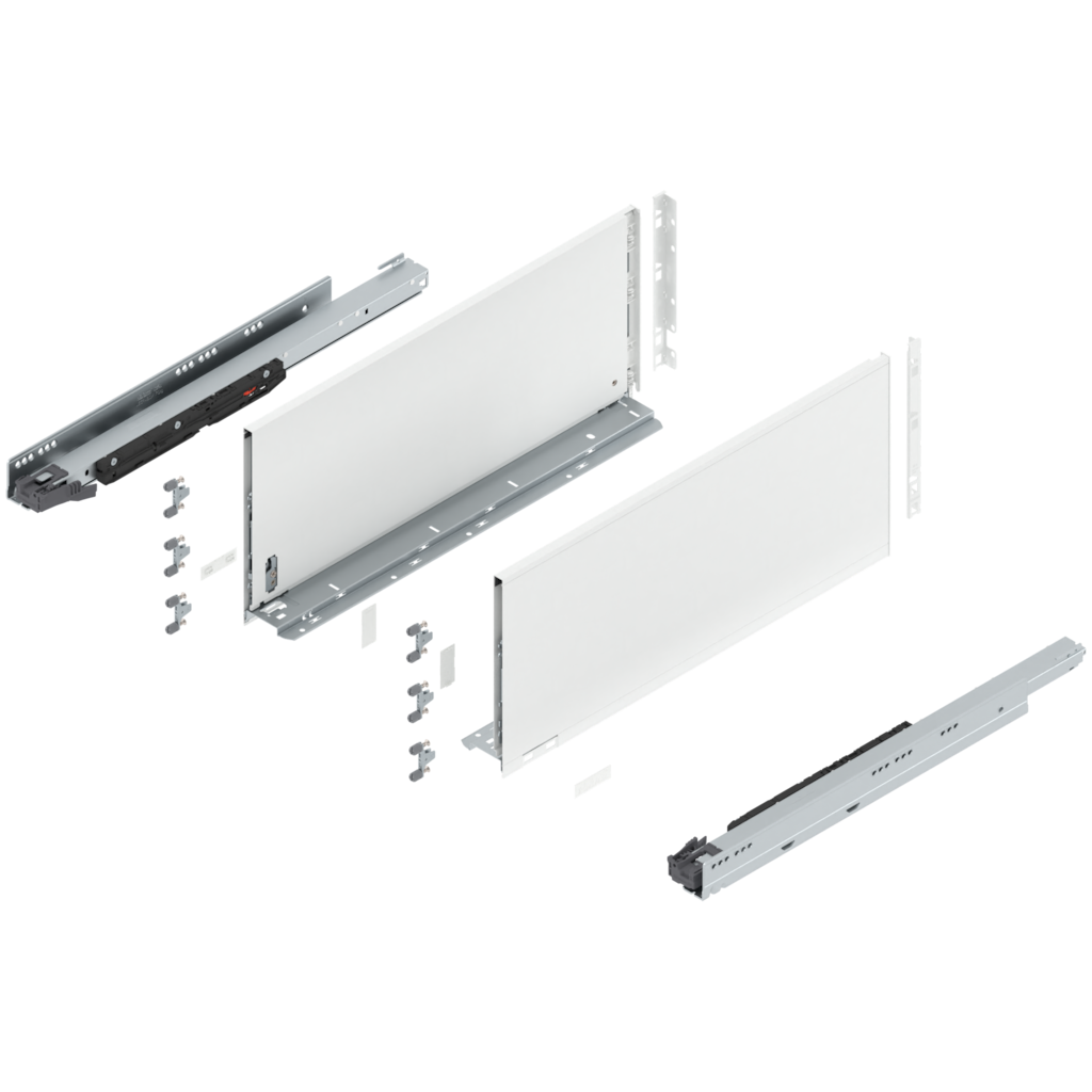 LEGRABOX pure complete set, drawer height F (257.0 mm)