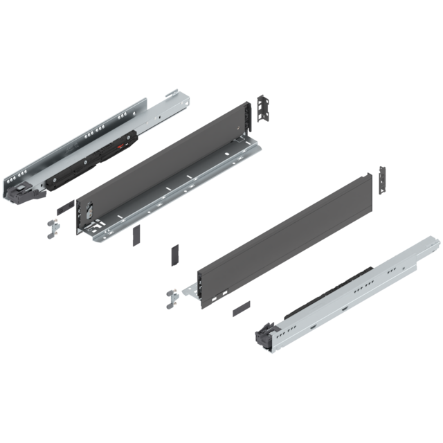 LEGRABOX pure complete set drawer height M (106.0 mm)