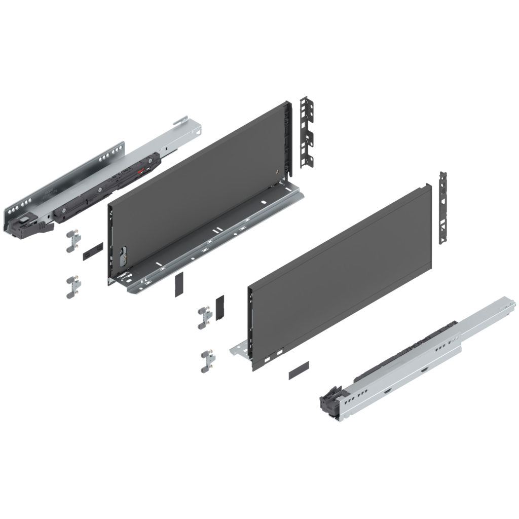 LEGRABOX pure complete set, drawer height C (193.0 mm)