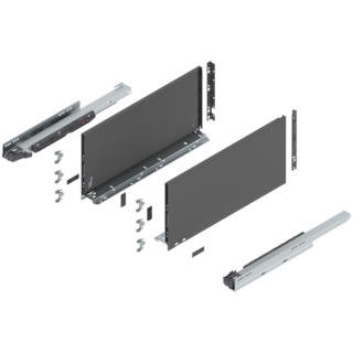LEGRABOX pure complete set, drawer height F (257.0 mm)