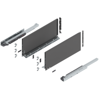 LEGRABOX pure complete set drawer height F (257.0 mm)