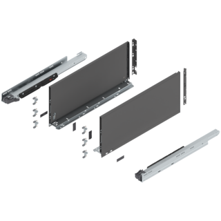 LEGRABOX pure complete set drawer height F (257.0 mm)