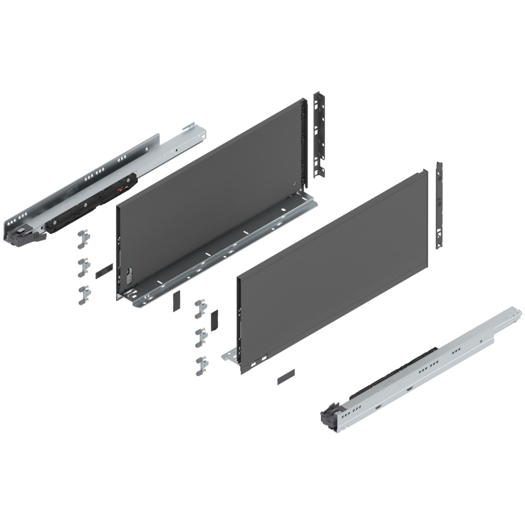 LEGRABOX pure complete set, drawer height F (257.0 mm)