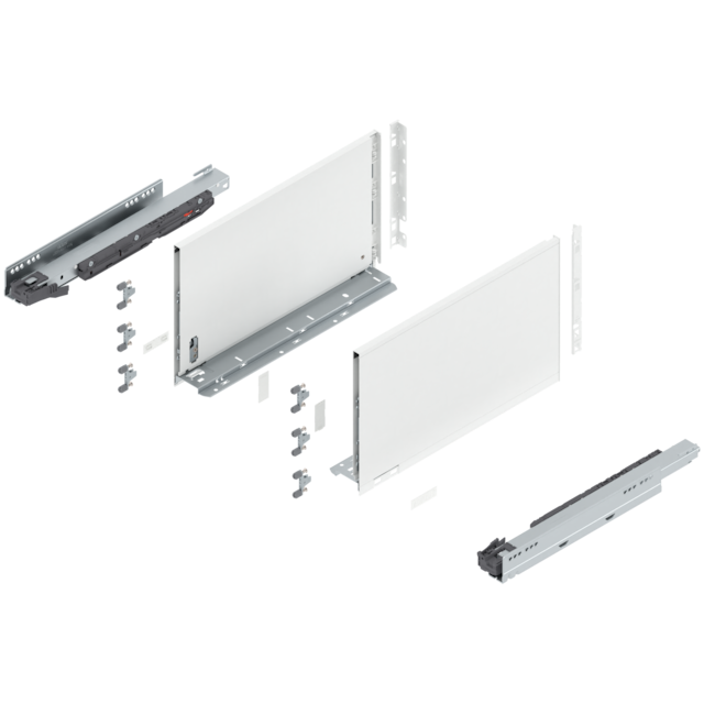 LEGRABOX pure complete set, drawer height F (257.0 mm)