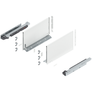 LEGRABOX pure complete set, drawer height F (257.0 mm)