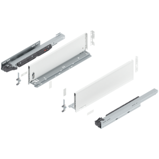 LEGRABOX pure complete set drawer height K (142.0 mm)
