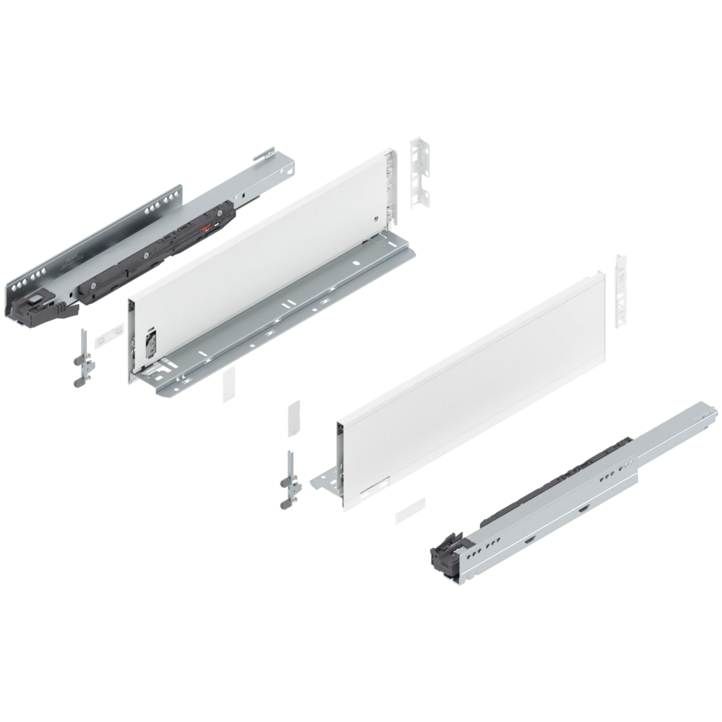 LEGRABOX pure complete set, drawer height K (142.0 mm)