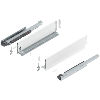 LEGRABOX pure complete set drawer height K (142.0 mm)
