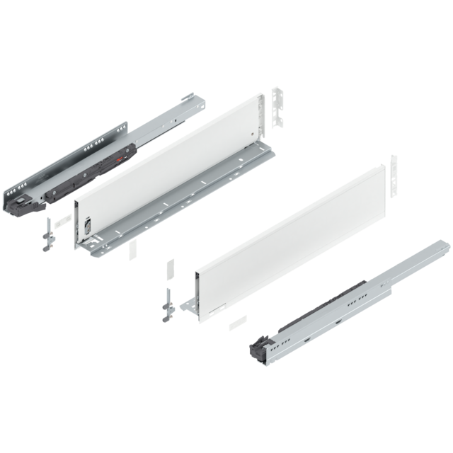 LEGRABOX pure complete set drawer height K (142.0 mm)